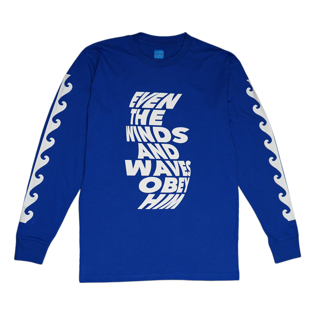 Winds & Waves T-shirt Blue – CREATED Clothing Company