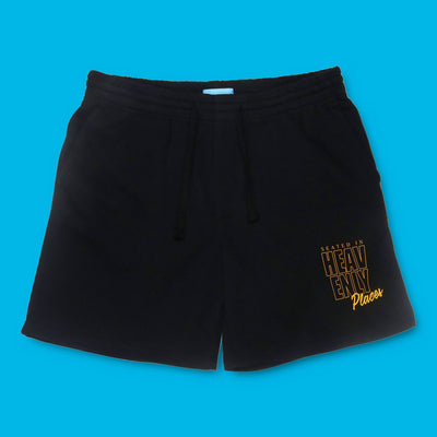 Heavenly Places Fleece Shorts Black