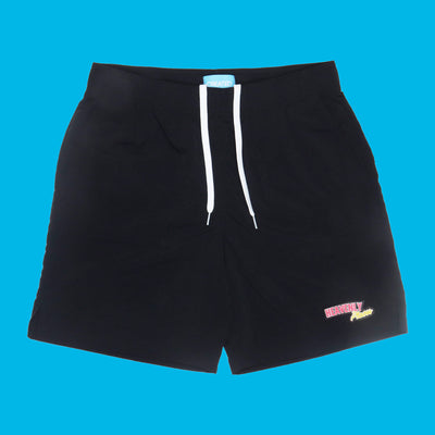 Heavenly Places Nylon Shorts Black